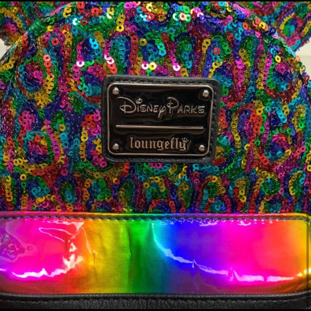 Disney Loungefly 🌈 Mini Backpack - Picture 3 of 7